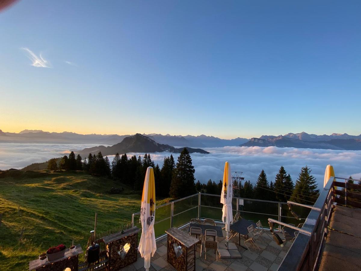 Rigi-Burggeist Alpine Guesthouse Gersau Exterior foto